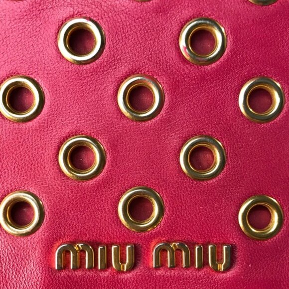 GUC MIU MIU Nappa Vele Azalea Leather Continental Wallet ππ₯ - Picture 5 of 5